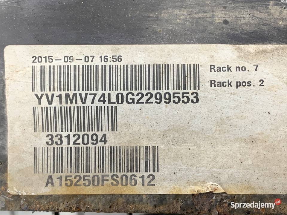 BELKA POD SILNIK VOLVO V40 20 120 SANKI sprzedam