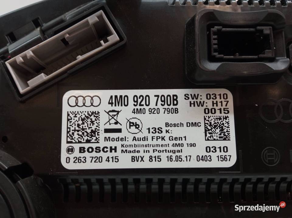 LICZNIK SQ7 4M0920790B 0263720415 40 TDI 435 osobowe