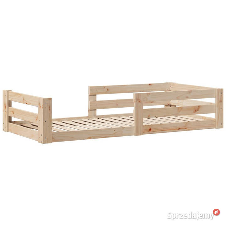 Łóżko bez materaca lite drewno sosnowe 70x140 Łóżka mazowieckie Warszawa sprzedam
