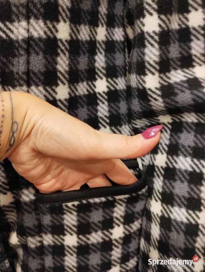 Kurteczka w kratkę rS36 lekka przejsciówka Kurtki i płaszcze Hażlach sprzedam