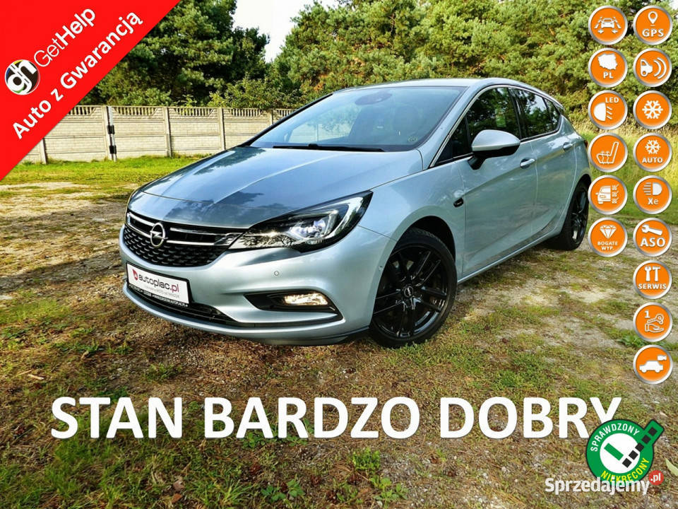Opel Astra 16 TURBOClimatronicAluLEDNaviPełna przyciemniane szyby Piła
