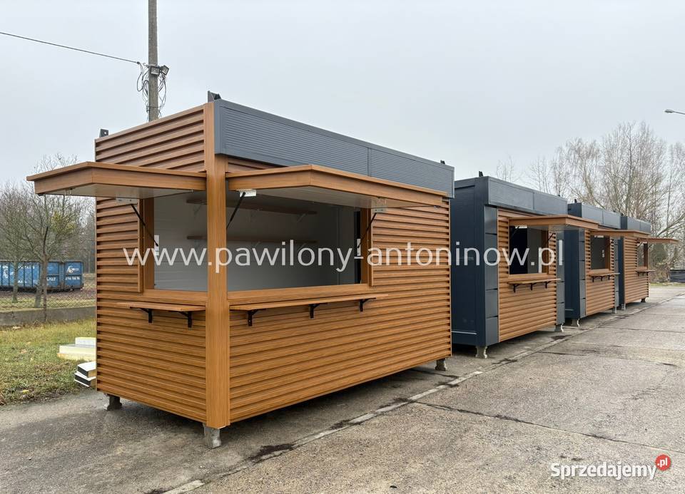 NOWY Pawilon Handlowy Kontener Gastronomiczny Giżycko