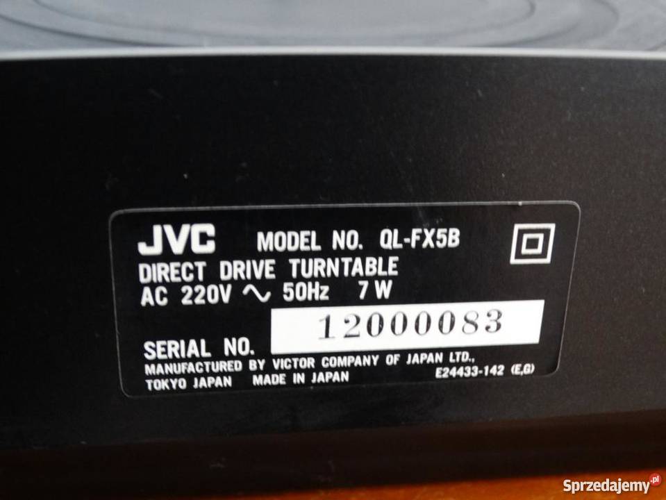 Gramofon JVC QLFX5B Direct Drive automat WYSYŁKA Audio Jasło