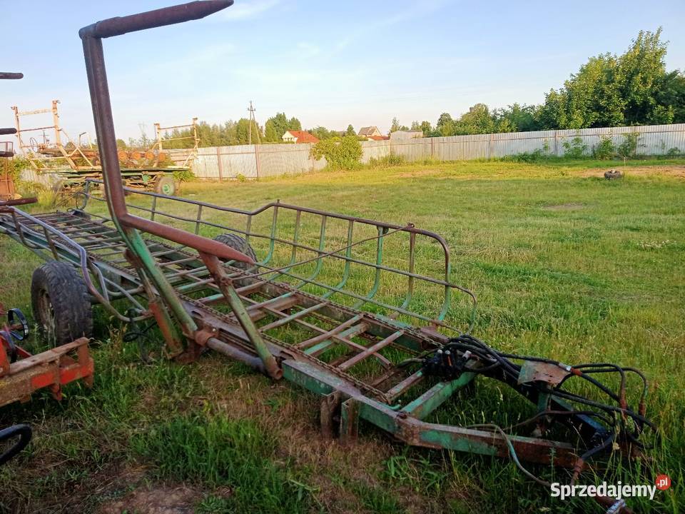 Wózek transportowy TO78 do bel słomy kujawsko-pomorskie Probostwo Górne