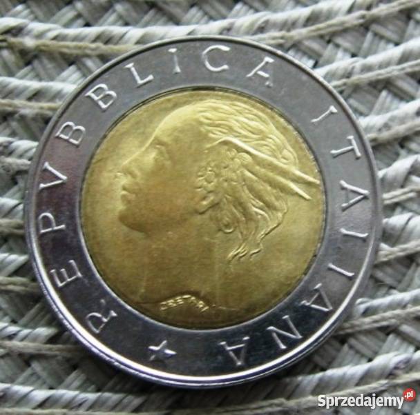 Włochy 500 Lirów 1997r Kalisz