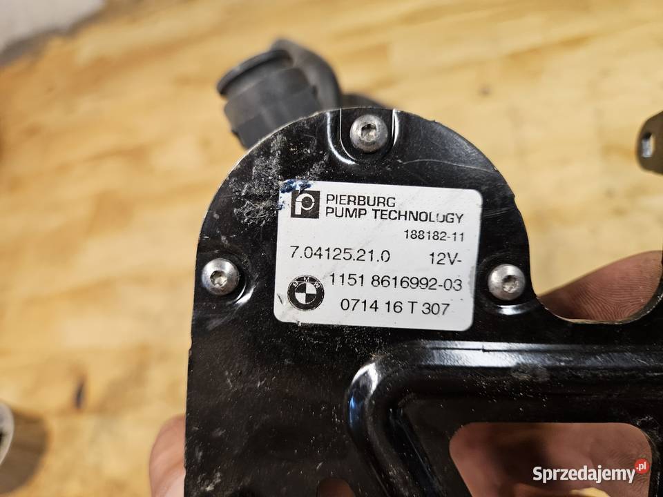 BMW 1 F20 3 F30 POMPA WODY DODATKOWA 8616992 Motoryzacja Międzychód