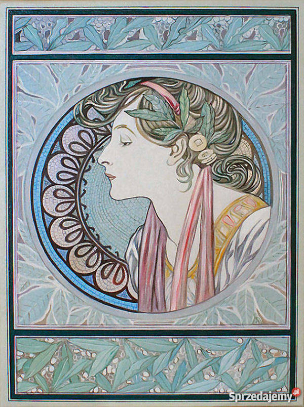 Obraz olejny ręcznie namalowany Kobieta Alfons