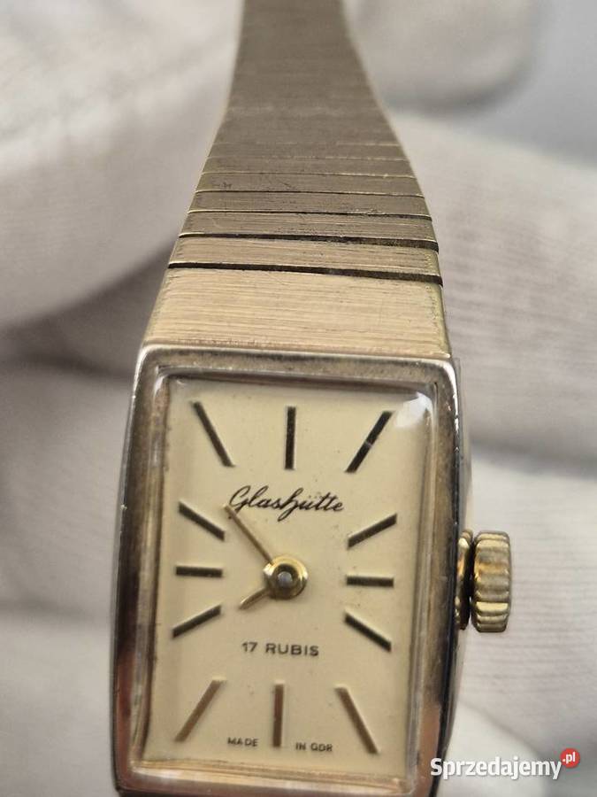 Damski zegarek vintage Glashutte