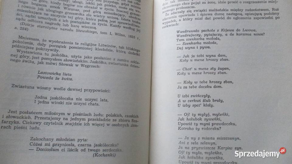 Klechdy starożytne podania i powieści Ludu sprzedam