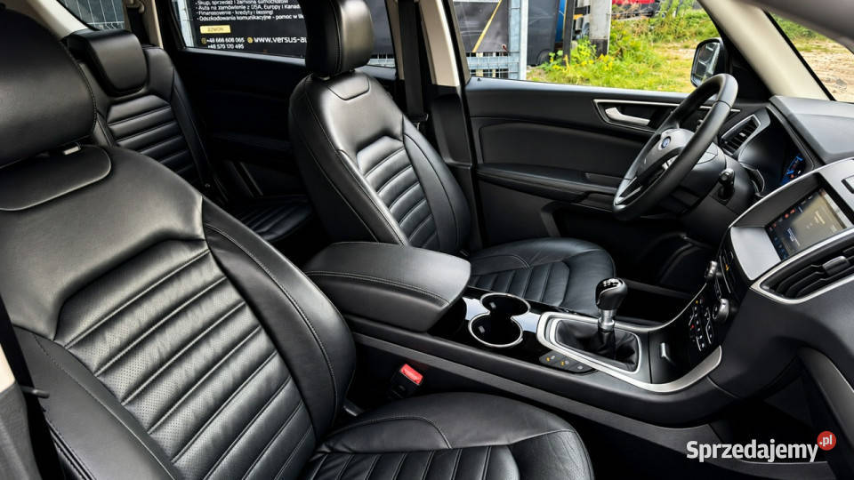 Ford S Manual 7 os Zadbany Skóry II 2015 światła do jazdy dziennej Gdynia