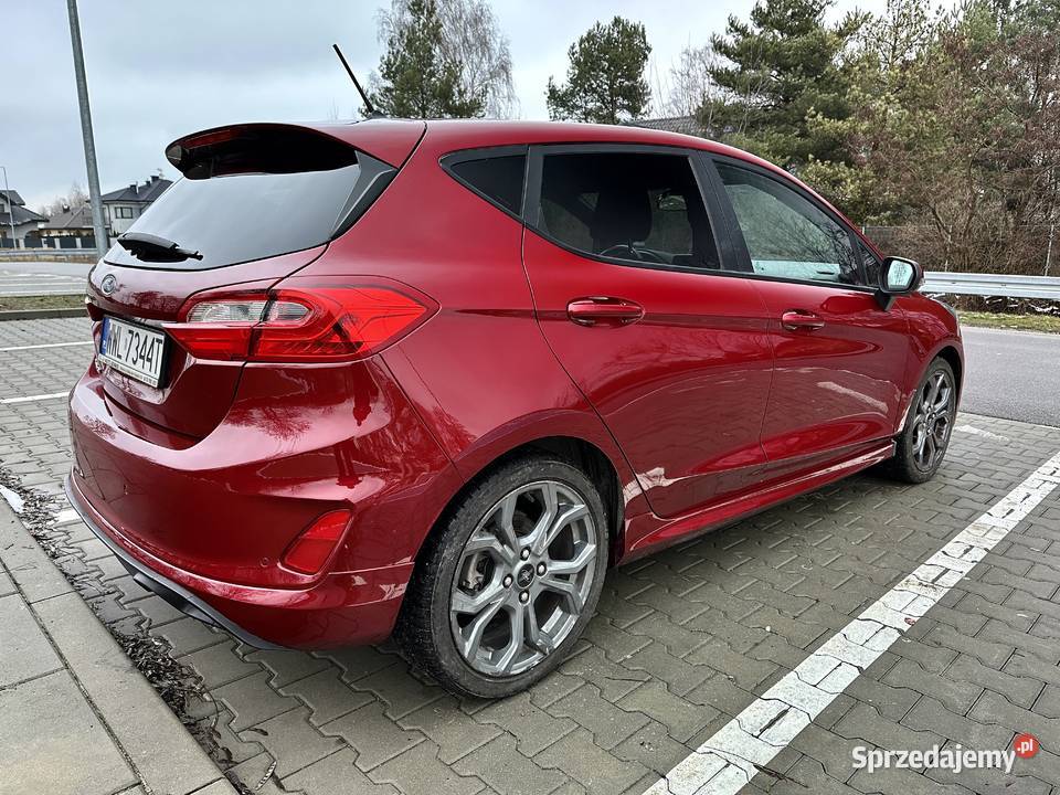 Ford Fiesta ST line stan piękny kolor poduszka powietrzna