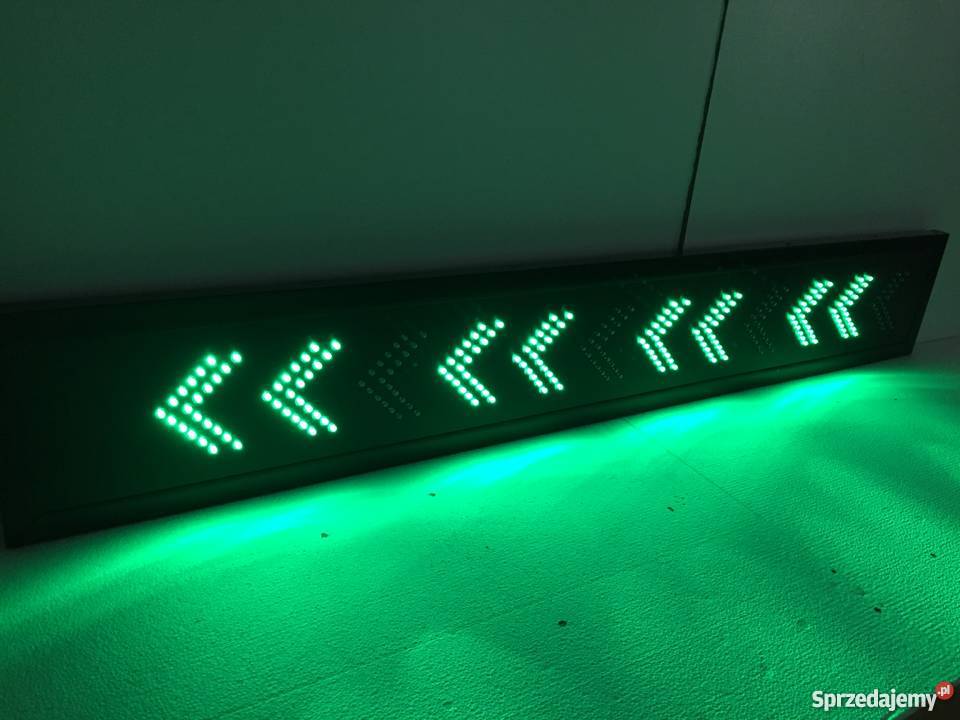 Strzałka migająca LED 120x19 zewnętrzna NOWA Pomiechówek