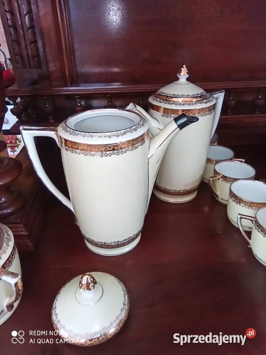 Dzbanek Sygnatura Koenigszelt Silesia Porcelana i szkło Gdańsk