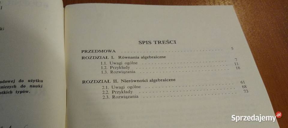 Równania i nierówności zbiór przykładów 1 Gdańsk