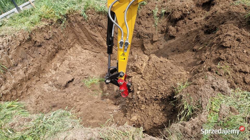 Prace ziemne minikoparką