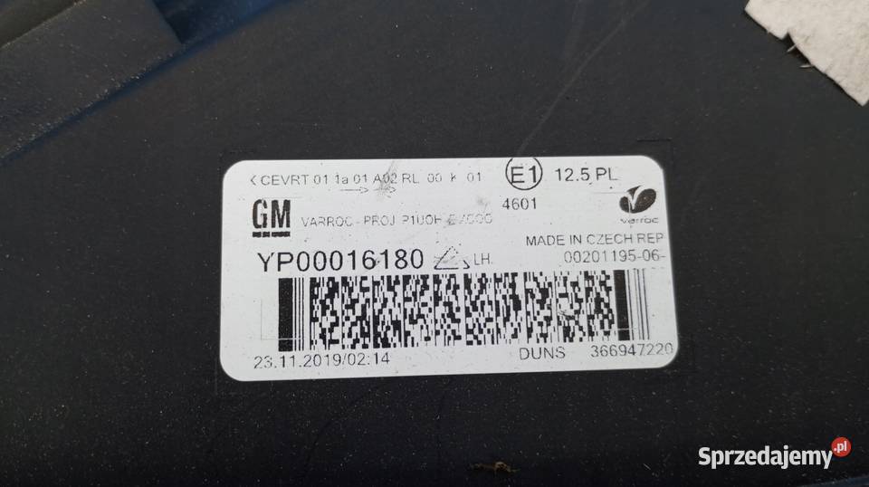 LAMPA LEWY PRZÓD IGŁA EU FULL LED OPEL GRANDLAND Nowy Tomyśl