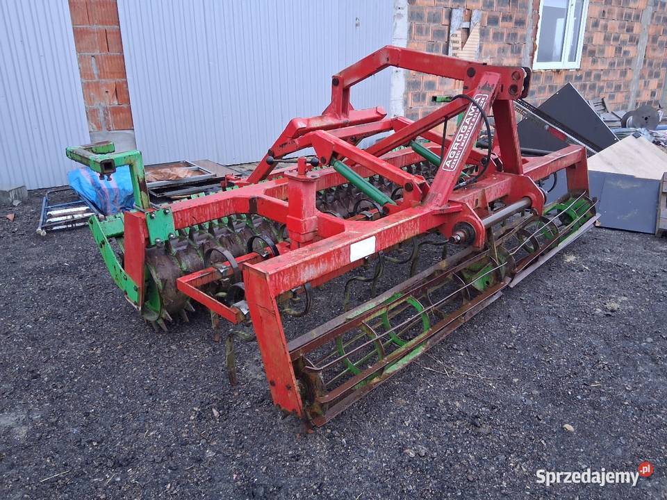 Agregat uprawowosiewny 3 metry wał packera nieuszkodzony Stany
