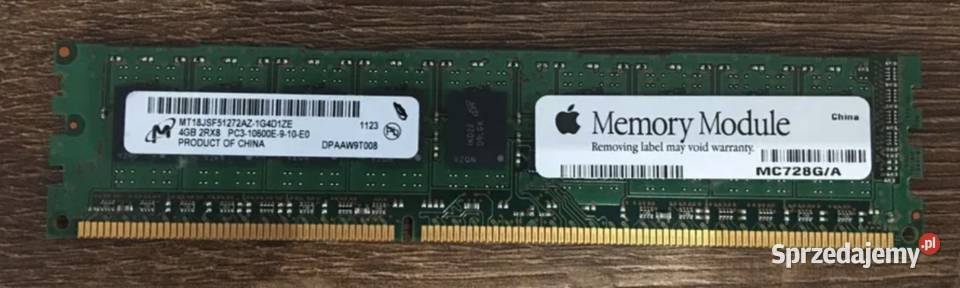 RAM 4GB 1333Mhz Mac pro 41 51 świętokrzyskie