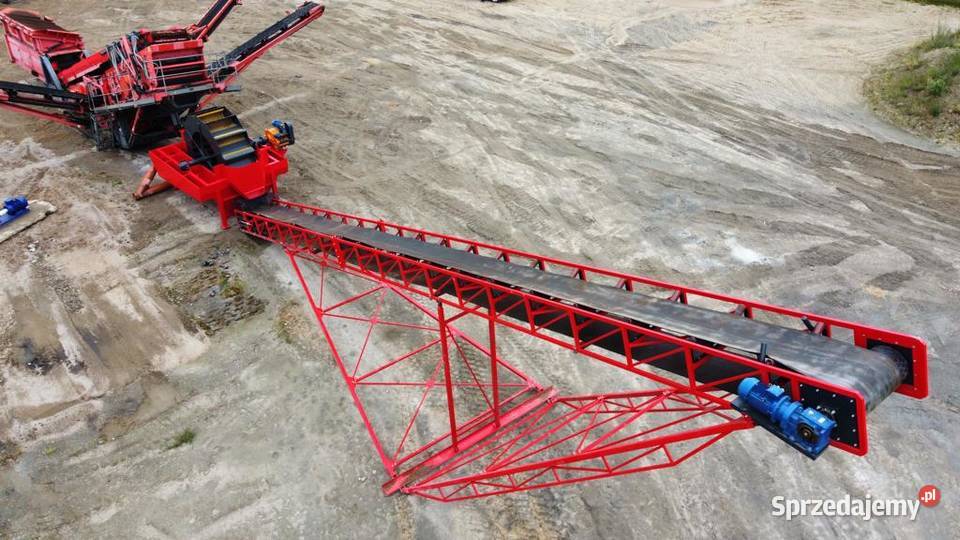 Taśmociąg przenośnik taśmowy 20m x 800mm Kołodziejewo