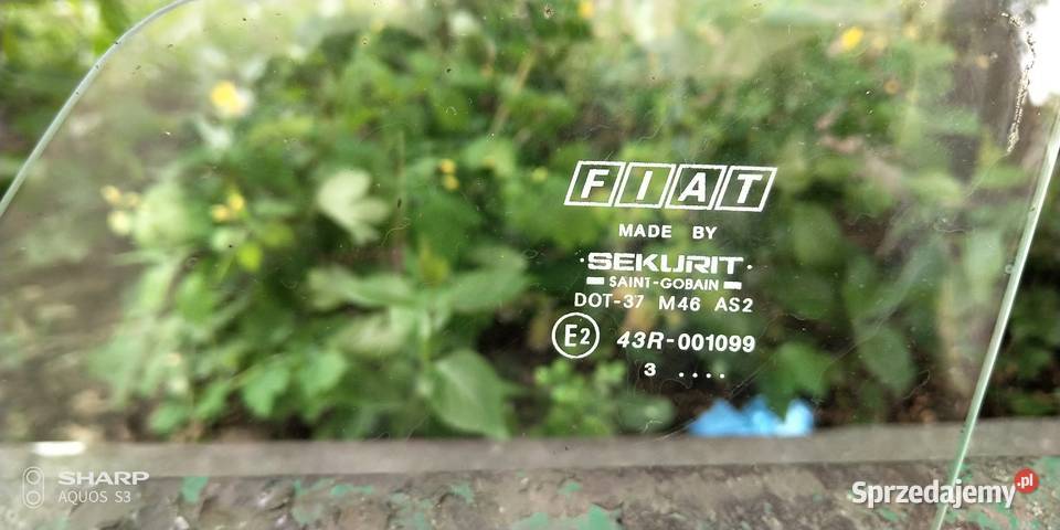 Fiat Uno szyba błotnika tył prawy Łódź