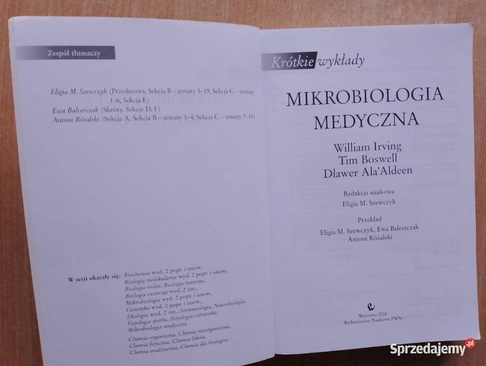 PODRĘCZNIK Mikrobiologia medyczna Krótkie Poznań sprzedam