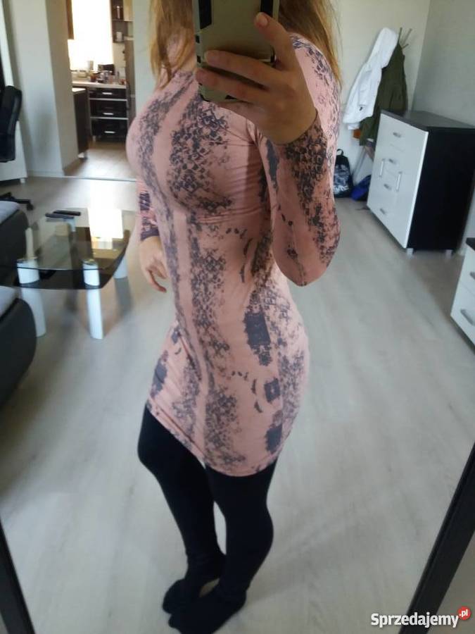 Sukienka pudrowy róż 38 M Kielce