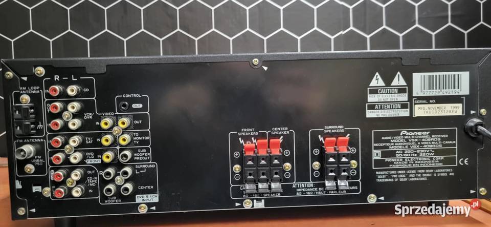 Amplituner Pioneer VSX409RDS Grodków sprzedam