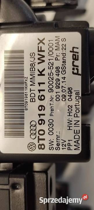 AUDI A4 B8 PANEL STEROWANIA MMI 8T0919611K Motoryzacja