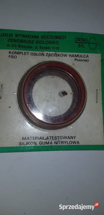 KOMPLET OSŁON ZACISKÓW HAMULCOW FIAT 125P osobowe Lublin