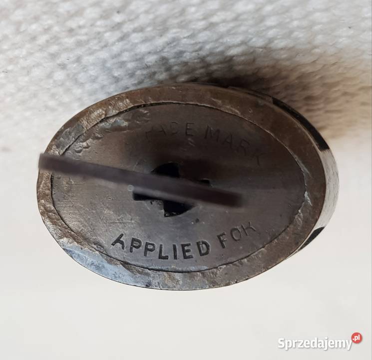 Stara mosiężna kłódka Warszawa