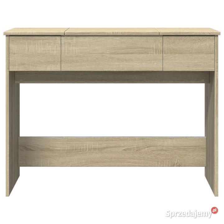 Toaletka z lustrem dąb sonoma 100x45x76 WM840697 mazowieckie Warszawa sprzedam