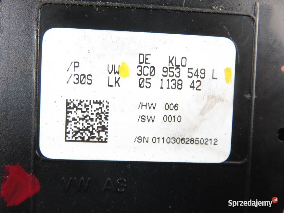 PRZEŁĄCZNIK ZESPOLONY VW PASSAT B6 3C0953513C