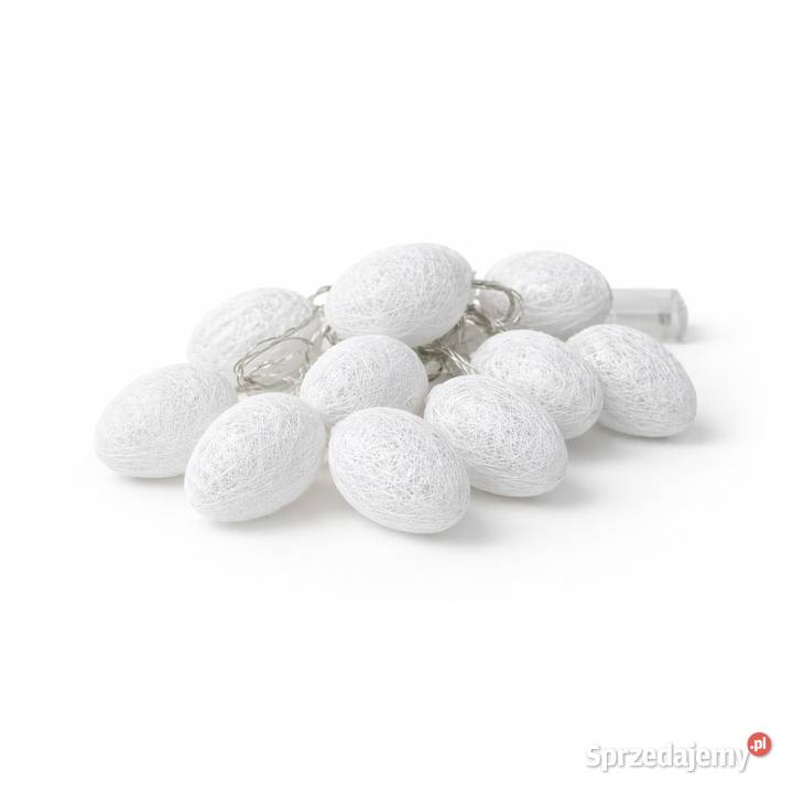 Bawełniane Jajka Wielkanocne Led Biały sprzedam