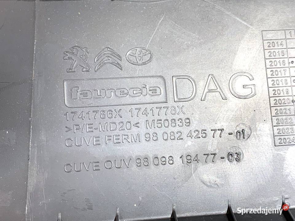 SCHOWEK PASAŻERA OPEL VIVARO C Bus PÓŁKA DESKI