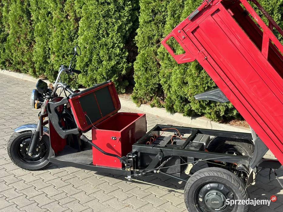 Elektryczny trójkołowiec z kiprem BEZ PRAWA Białystok