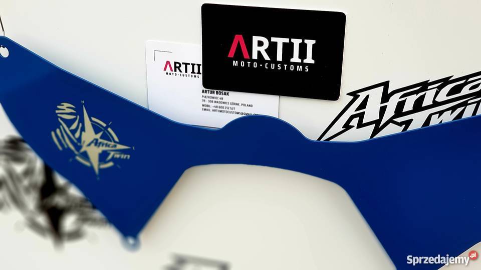 Forkshield METAL AfricaTwin 1000 DG DAK BLUE Akcesoria podkarpackie sprzedam
