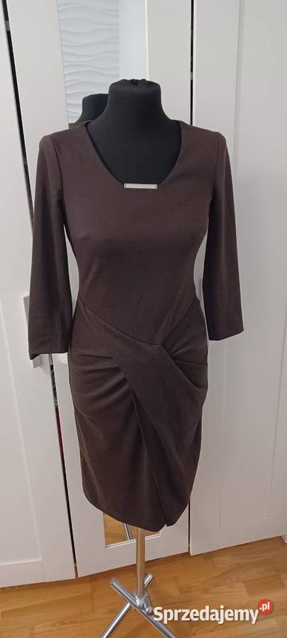 Sukienka midi brązowa Pretty Girl r XS Opole