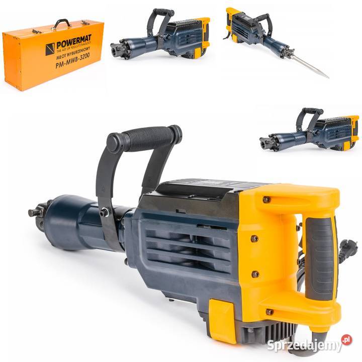 Młot udarowy wyburzeniowy HEX SDS 3200W