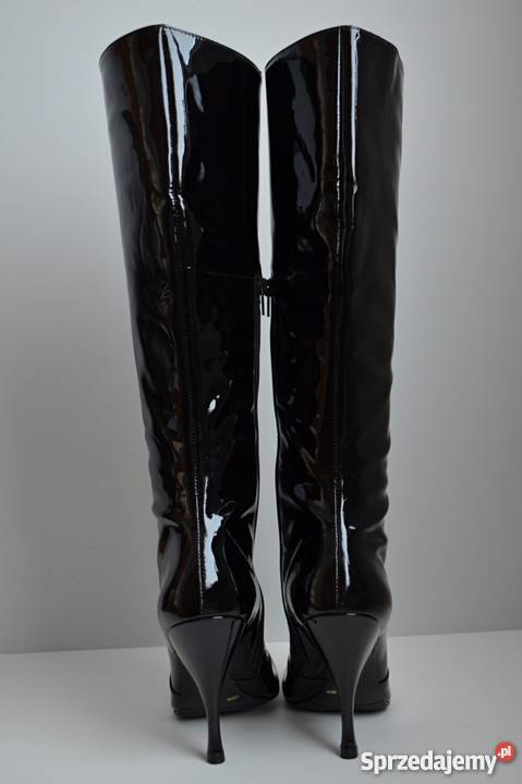 SEXY kozaki BCBG Girls lakierowana SKÓRA Rozmiar 37,5 Białystok sprzedam