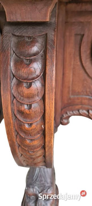 DUŻY STÓŁ NEORENESANSOWY ROZKŁADANY Szczecin