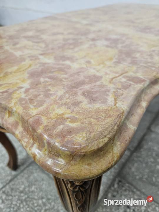 Francuski stolik kawowy z marmurem Francja Nowy Sącz