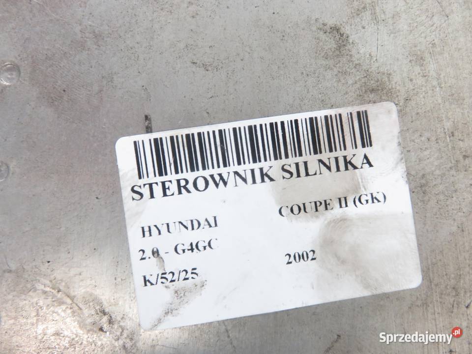 STEROWNIK HYUNDAI COUPE II GK 20 136 G4GC Układ elektryczny, zapłon