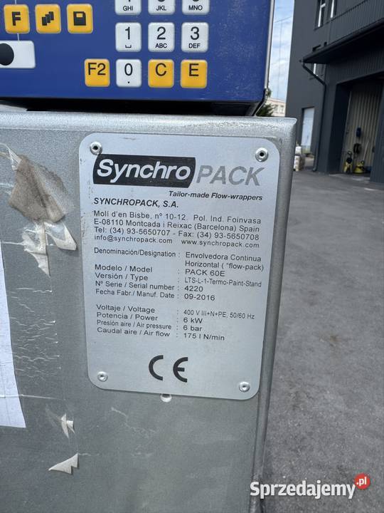 SynchroPACK maszyna do pakowania Pracuje na 100 Suwałki