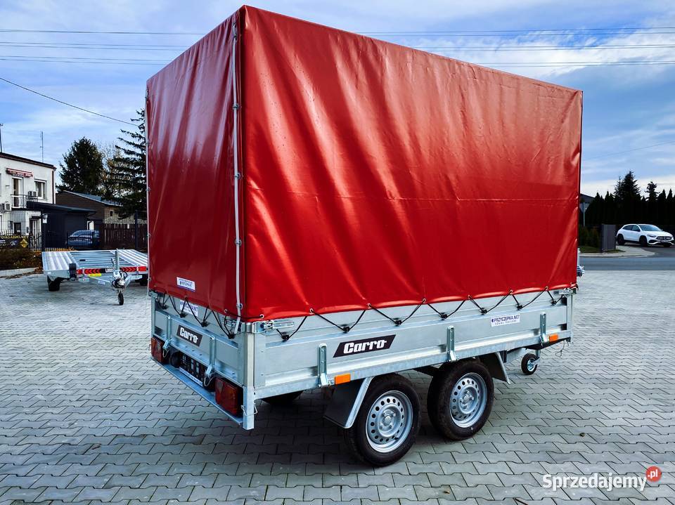 Mocna przyczepa lekka CARRO 265x15x18m PLANDEKA kujawsko-pomorskie Kowal
