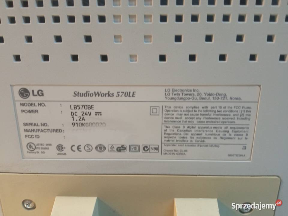 Monitor LG Studioworks 570LE 14 LCD Kielce sprzedam