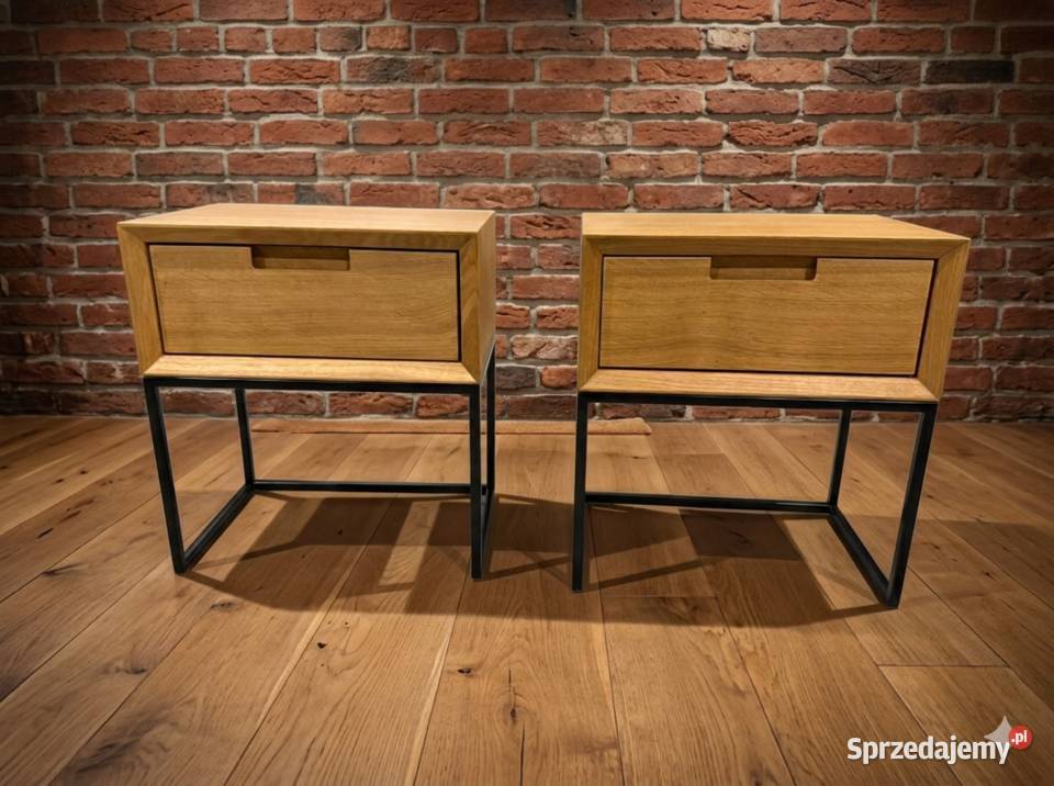 Dębowe szafki nocne LOFT Koszalin sprzedam