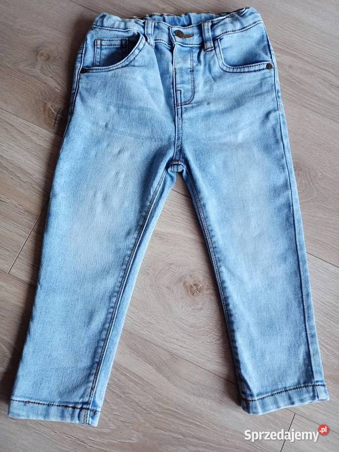 Spodnie jeansowe dziewczęce 98 niebieski Płock