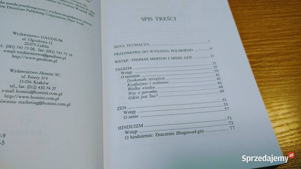 Myśli o Wschodzie Thomas Merton wstęp George ISBN 8389598175 Gdańsk