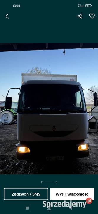 Renault midlum 150 małopolskie Uniejów-Parcela sprzedam
