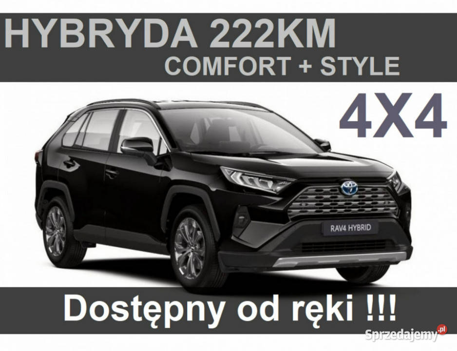 Toyota RAV-4 Hybryda 222KM 4x4 Comfort Pakiet Style Dostępn…